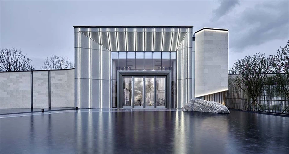 Aluminum Veneer Curtain Wall Effect